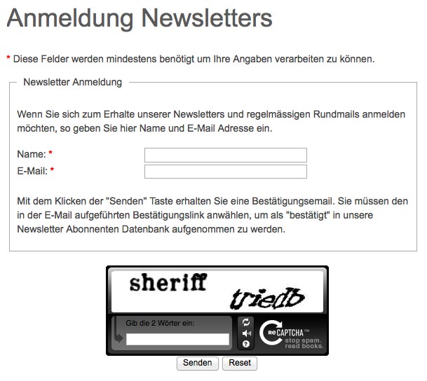 newsletter login